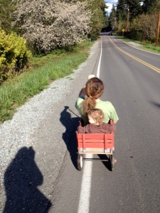 Wagon Ride with Dad